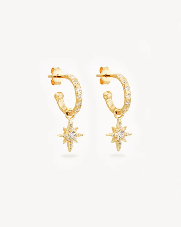 Gold In Starlight Hoops